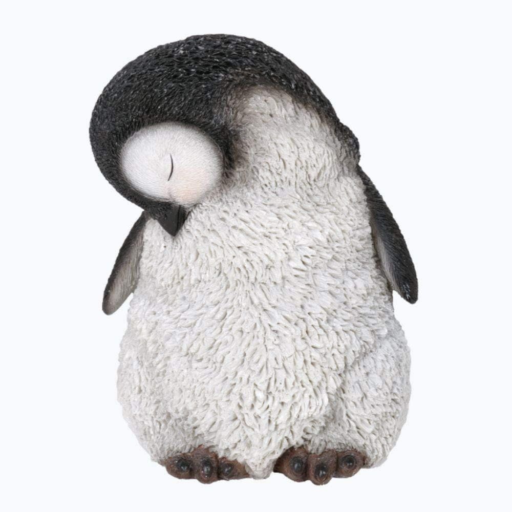 Vivid Arts 26cm Sleeping Baby Penguin Resin Ornament - NF-PG15-B