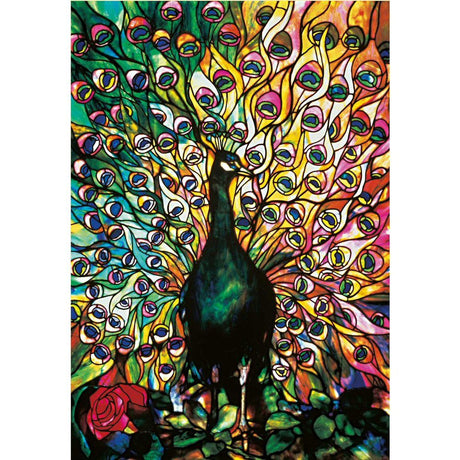 Louis Comfort Tiffany: Displaying Peacock Greeting Card (Pack of 6)
