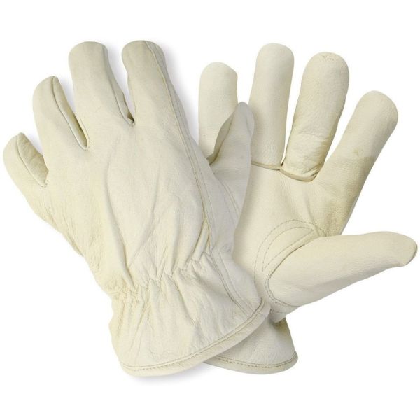 Briers Cream Ultimate Lined Leather Gloves - Large