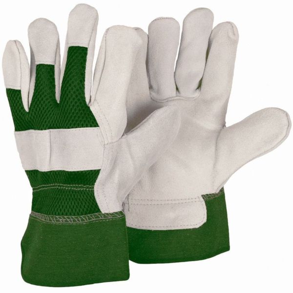 Briers Green Reinforced Rigger Gloves - Medium