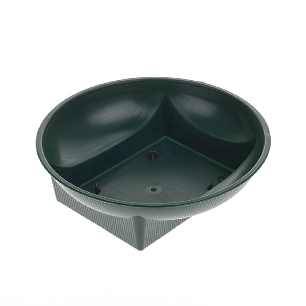 Plastic Eco Bowl Sq Base Green 16cm Dia Pack of 25