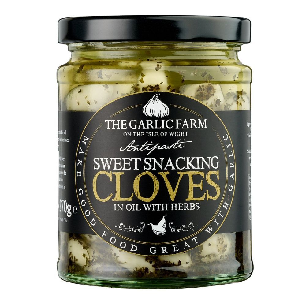 Garlic Farm 340g Sweet Snacking Cloves with Herbs