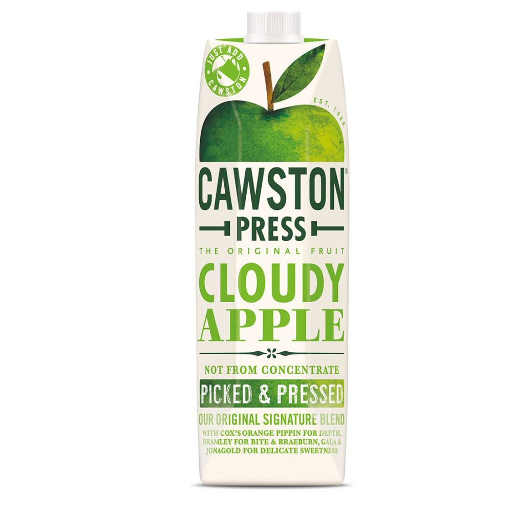 Cawston Press 1 Litre Cloudy Apple Pressed Juice