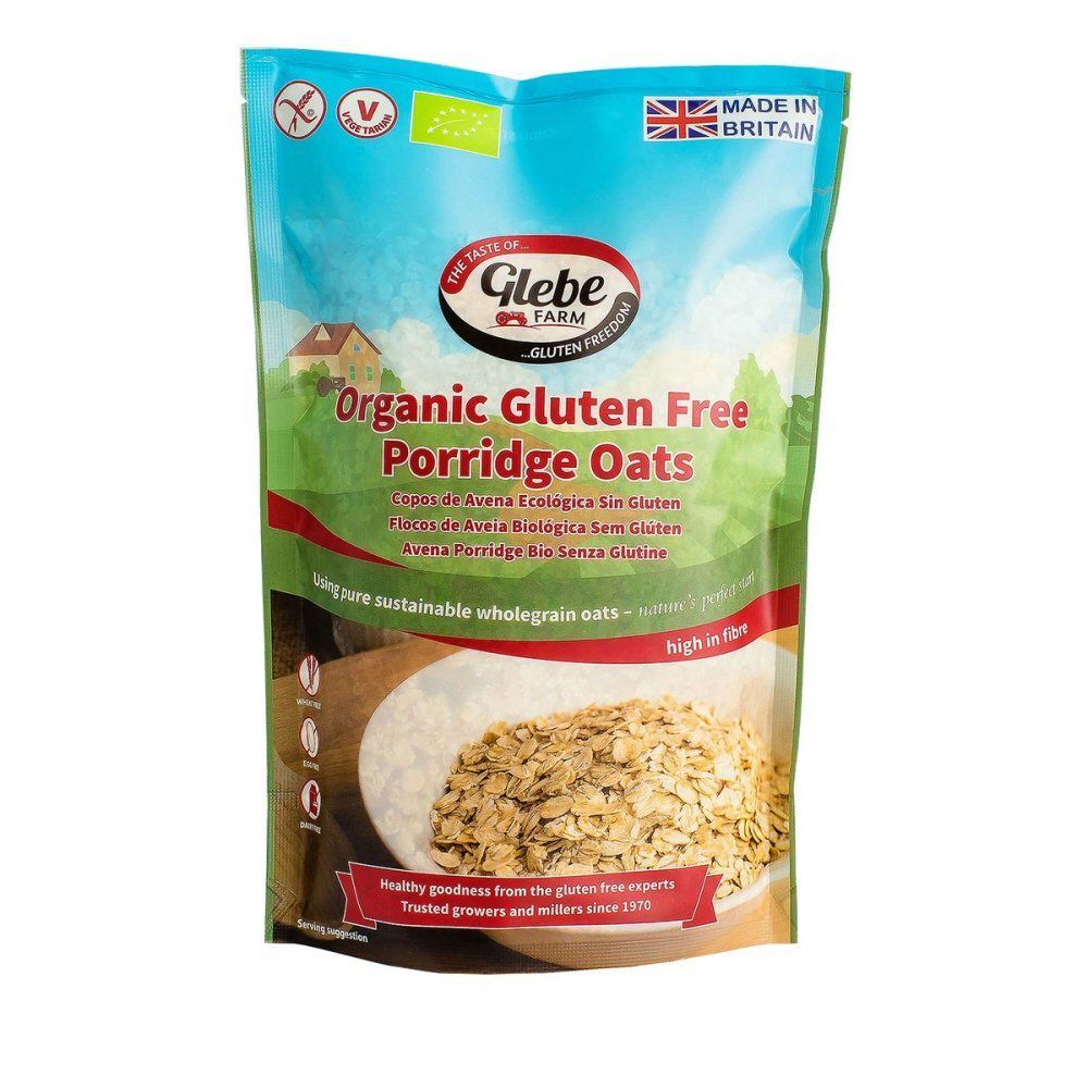 Glebe Farm 450g Gluten Free Organic Porridge Oats