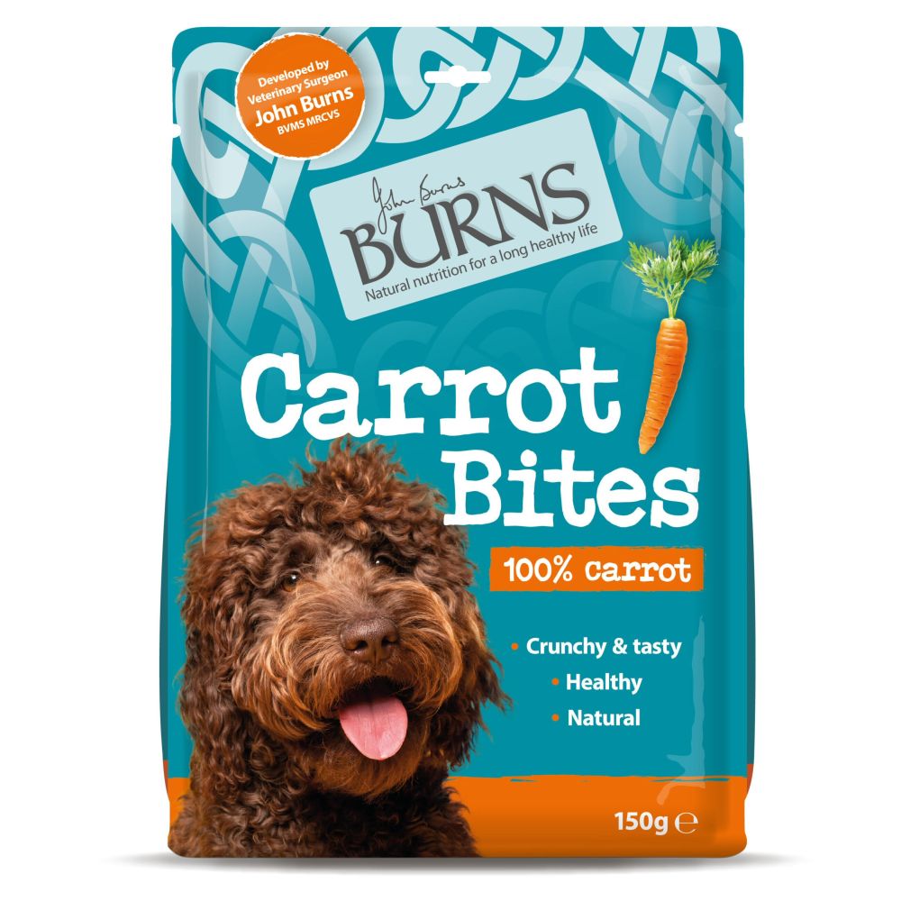 Burns Carrot Bites Dog Treats 200g