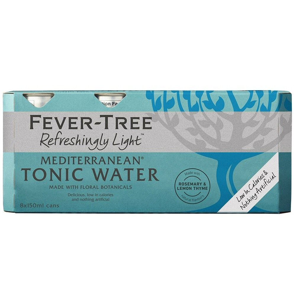 Fever-Tree 150ml Refreshingly Light Mediterranean Tonic Water