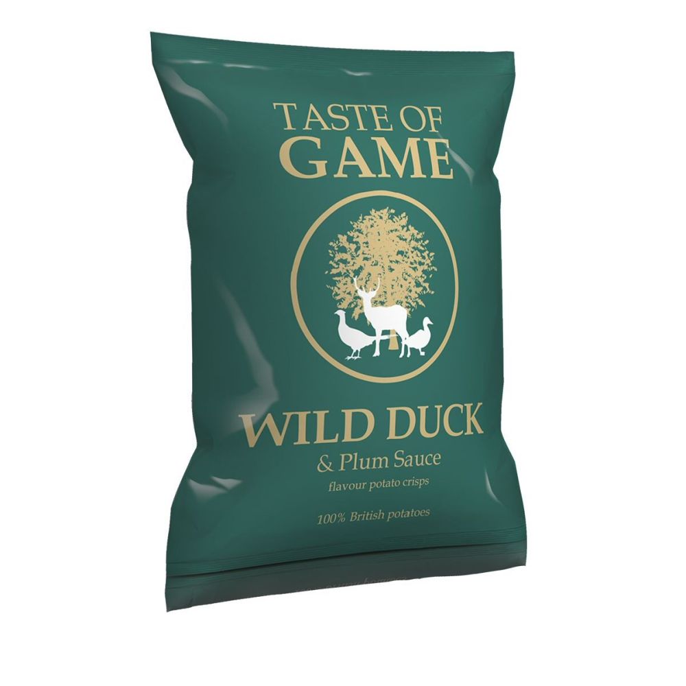 Taste of Game 150g Wild Duck & Plum Sauce Potato Crisps