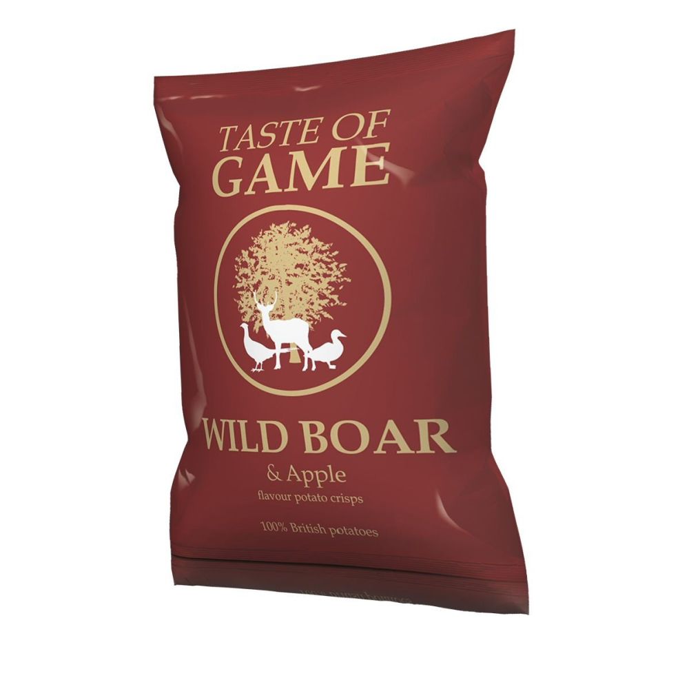 Taste of Game 150g Wild Boar & Apple Potato Crisps