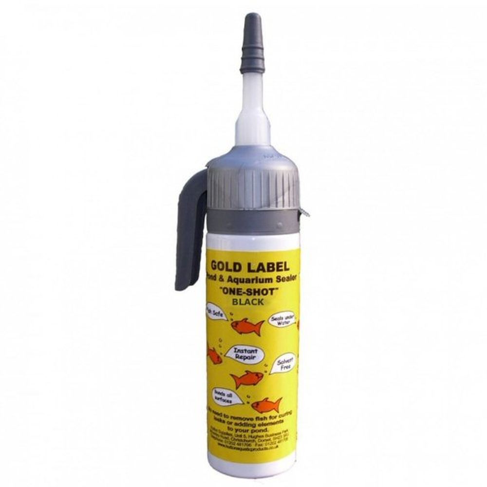 Gold Label 75ml One-Shot Black Underwater Pond Sealant