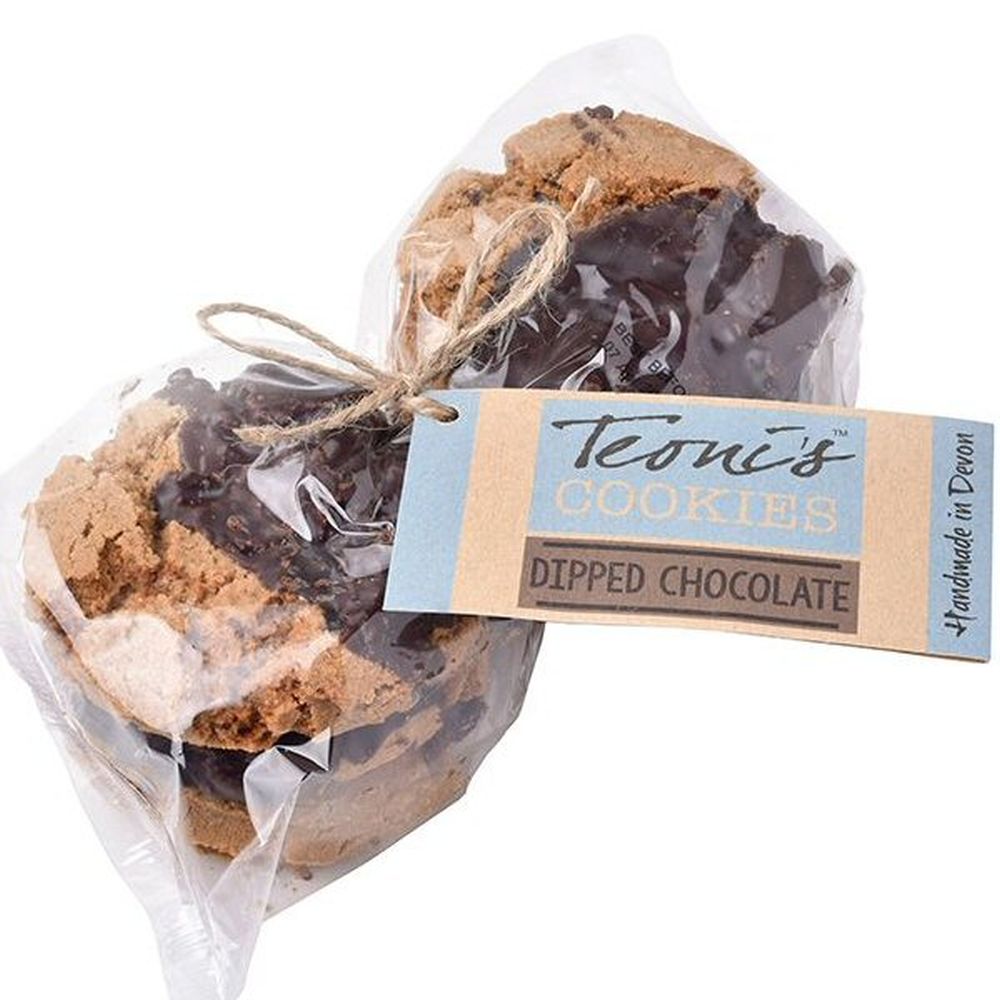 Teoni's 300g Dipped Chocolate Chip Cookies