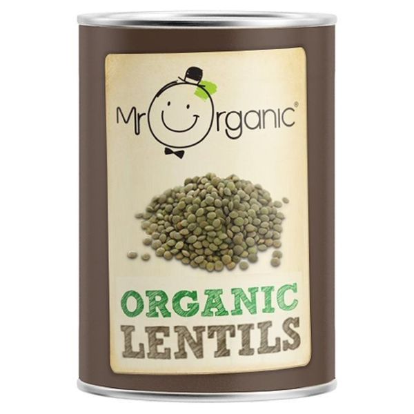 Mr Organic 400g Organic Green Lentils