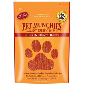 Pet Munchies 100g Chicken Breast Fillet Dog Treats
