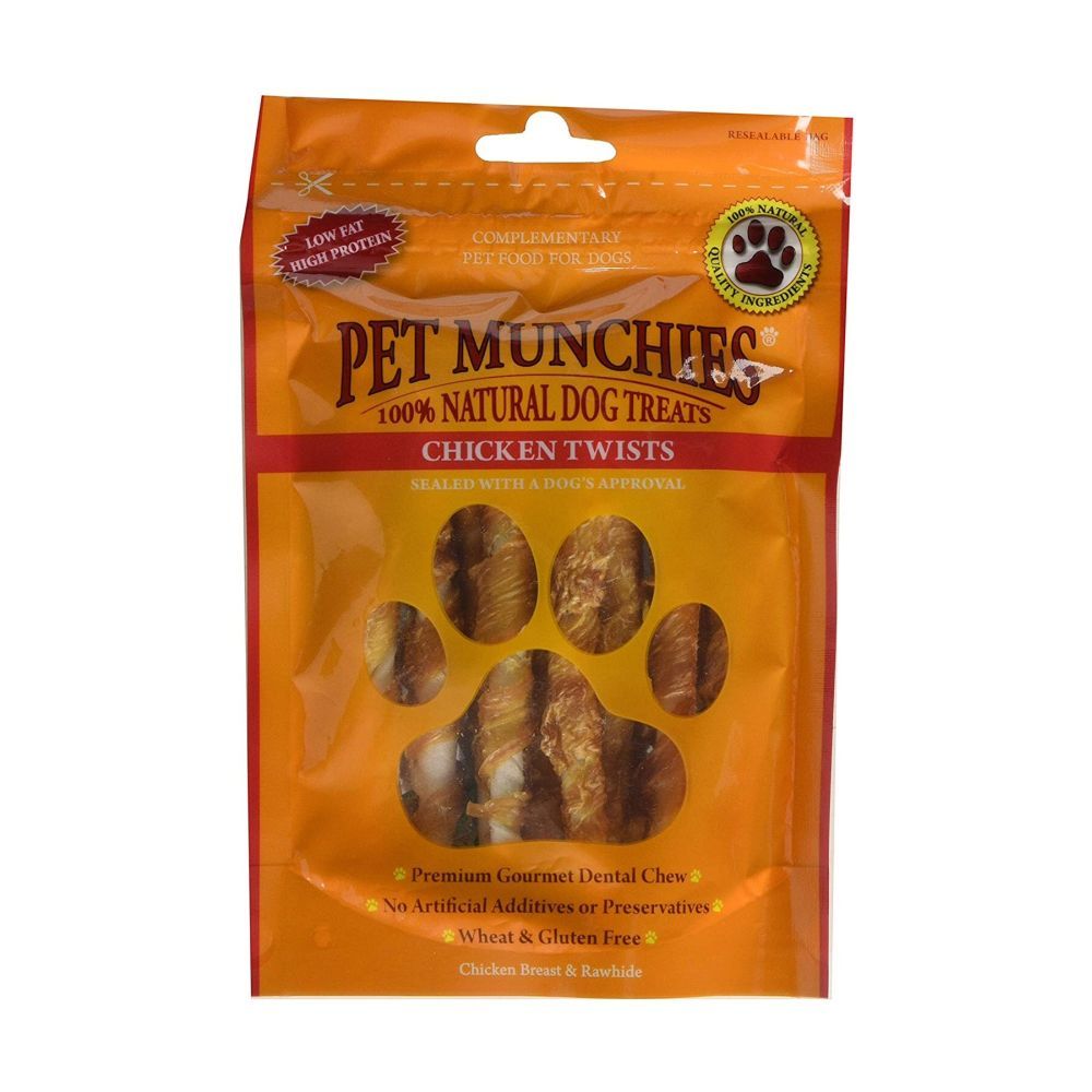 Pet Munchies 80g Chicken Twist Dogs