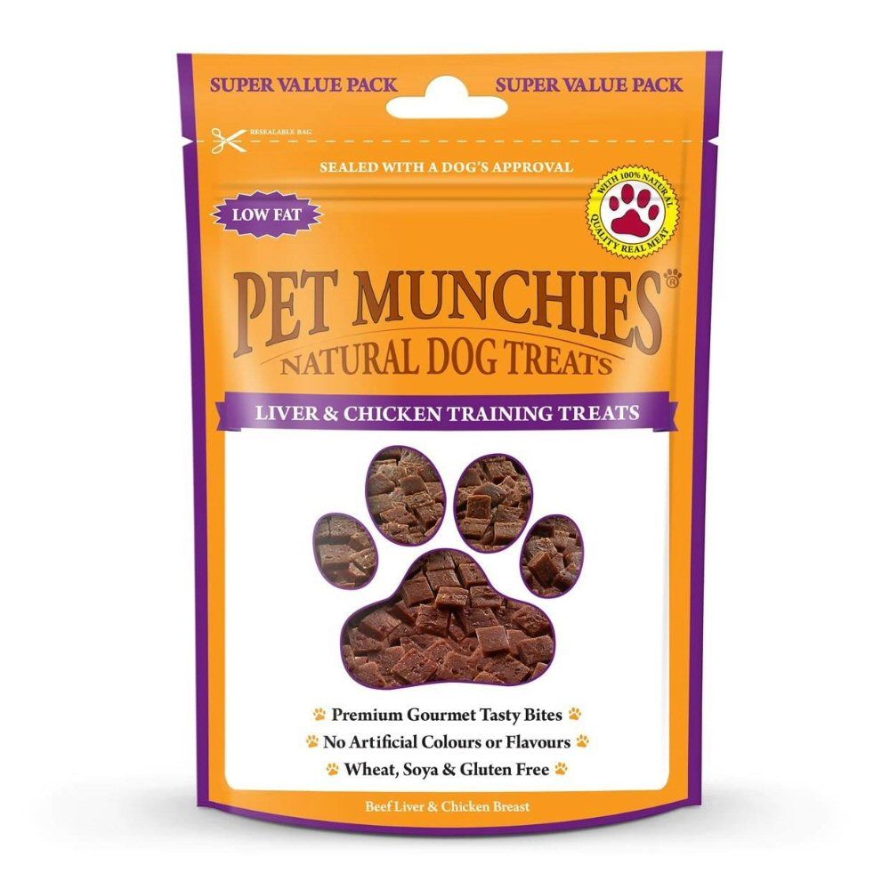 Pet Munchies 150g Liver & Chicken Training Treats