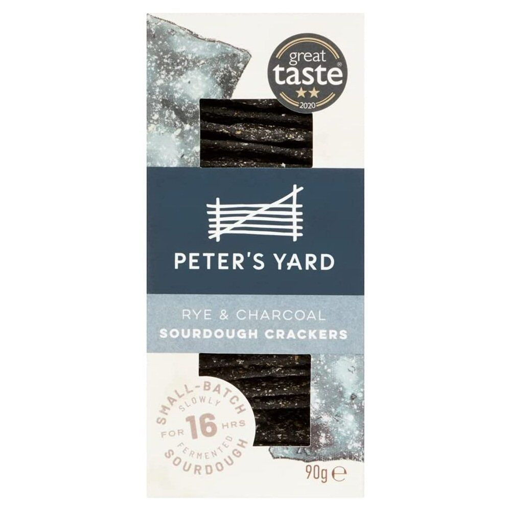 Peters Yard  90g Charcoal Crackers