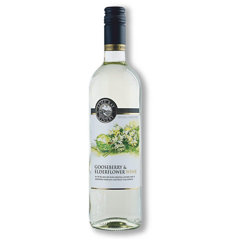 Lyme Bay 75cl Gooseberry & Elderflower Wine