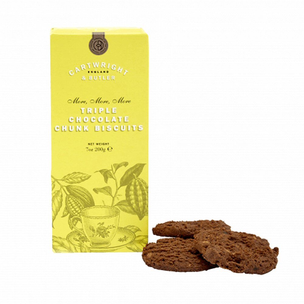 Cartwright & Butler 200g Triple Choc Chunk Biscuits