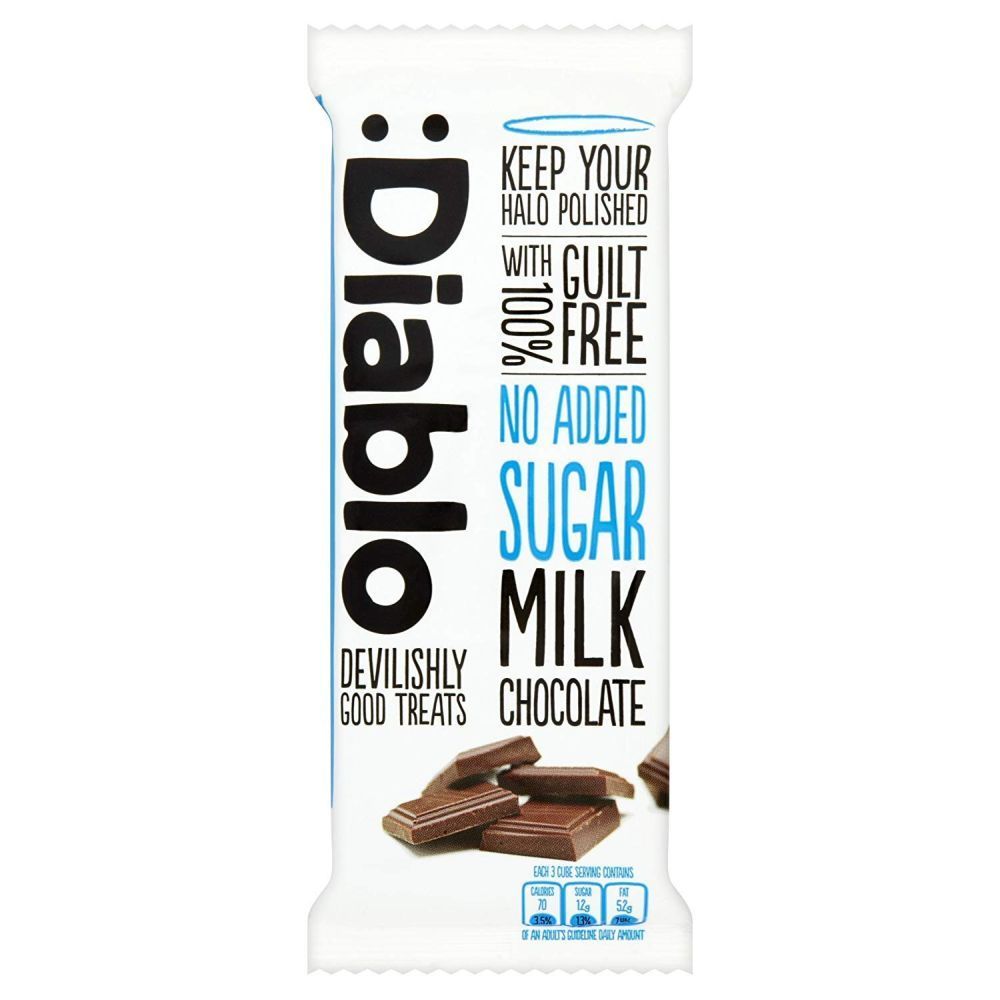 Diablo 85g Milk Chocolate Bar