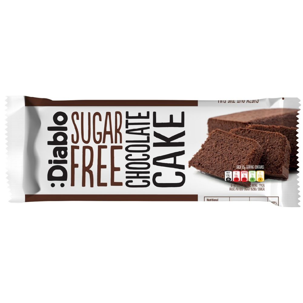 Diablo Sugar Free Chocolate Cake Chocolate Bar