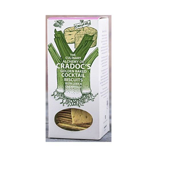 Cradoc's Golden Baked Leek And Caerphily Cheese Biscuits