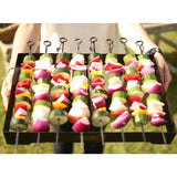 Kadai Set of 8 Skewers and Rack