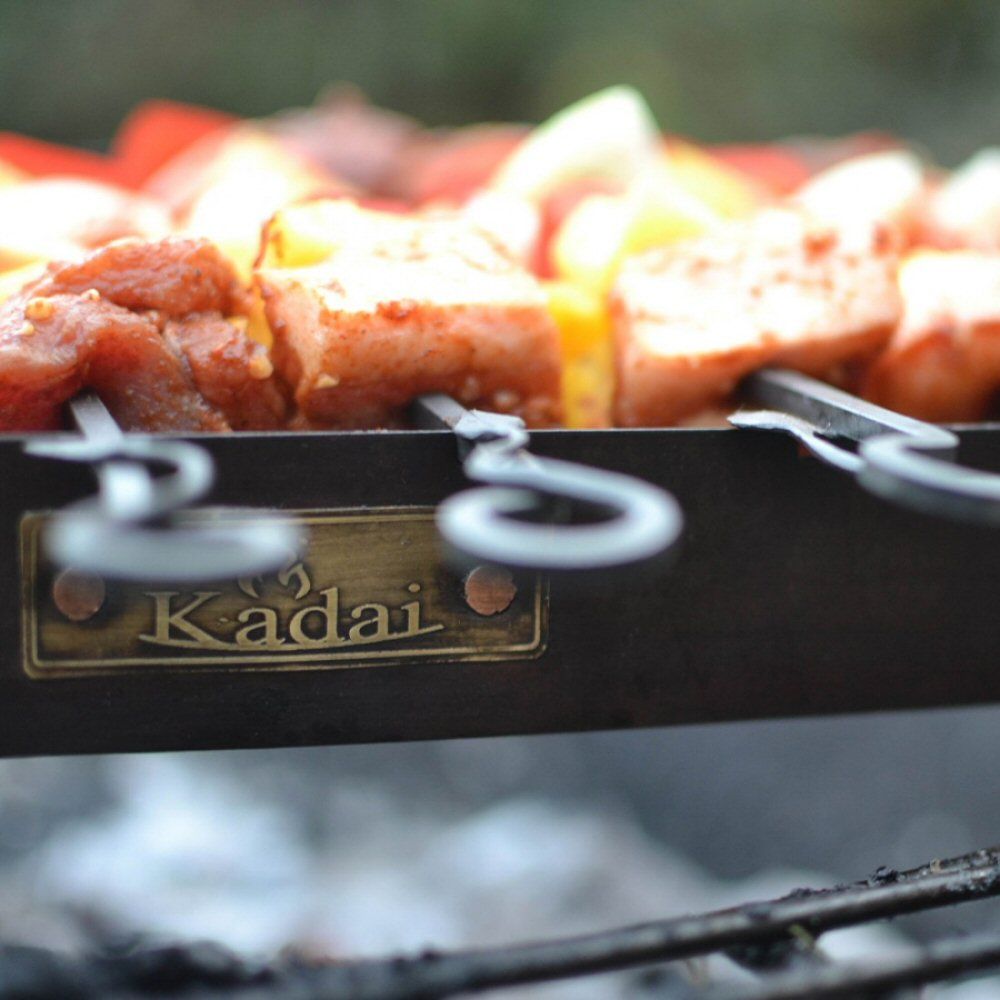 Kadai Set of 8 Skewers and Rack