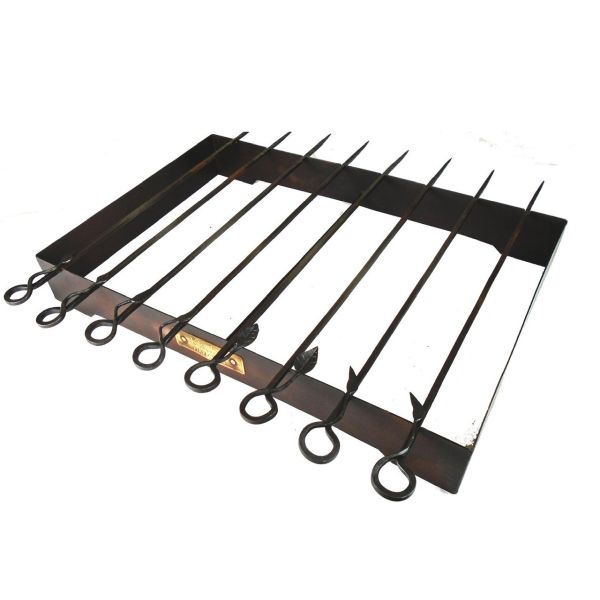 Kadai Set of 8 Skewers and Rack