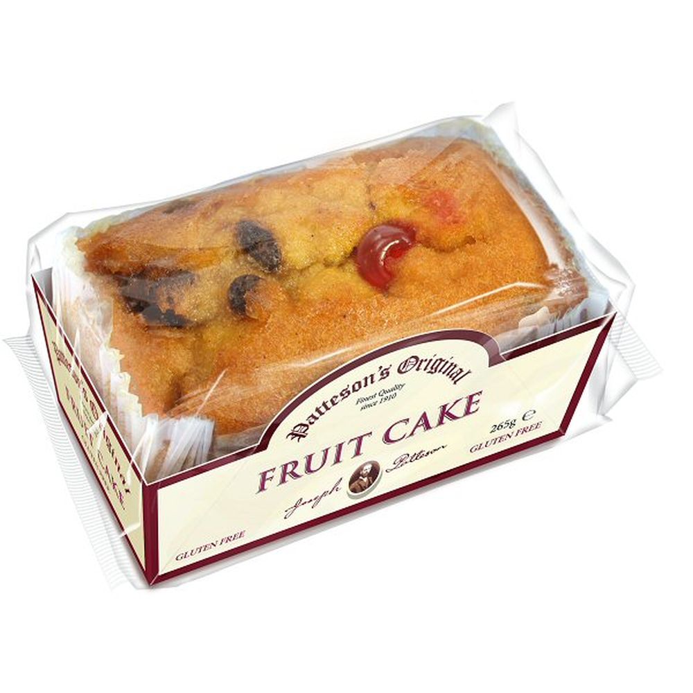 Patteson's Gluten Free Mixed Fruit Cake 285g