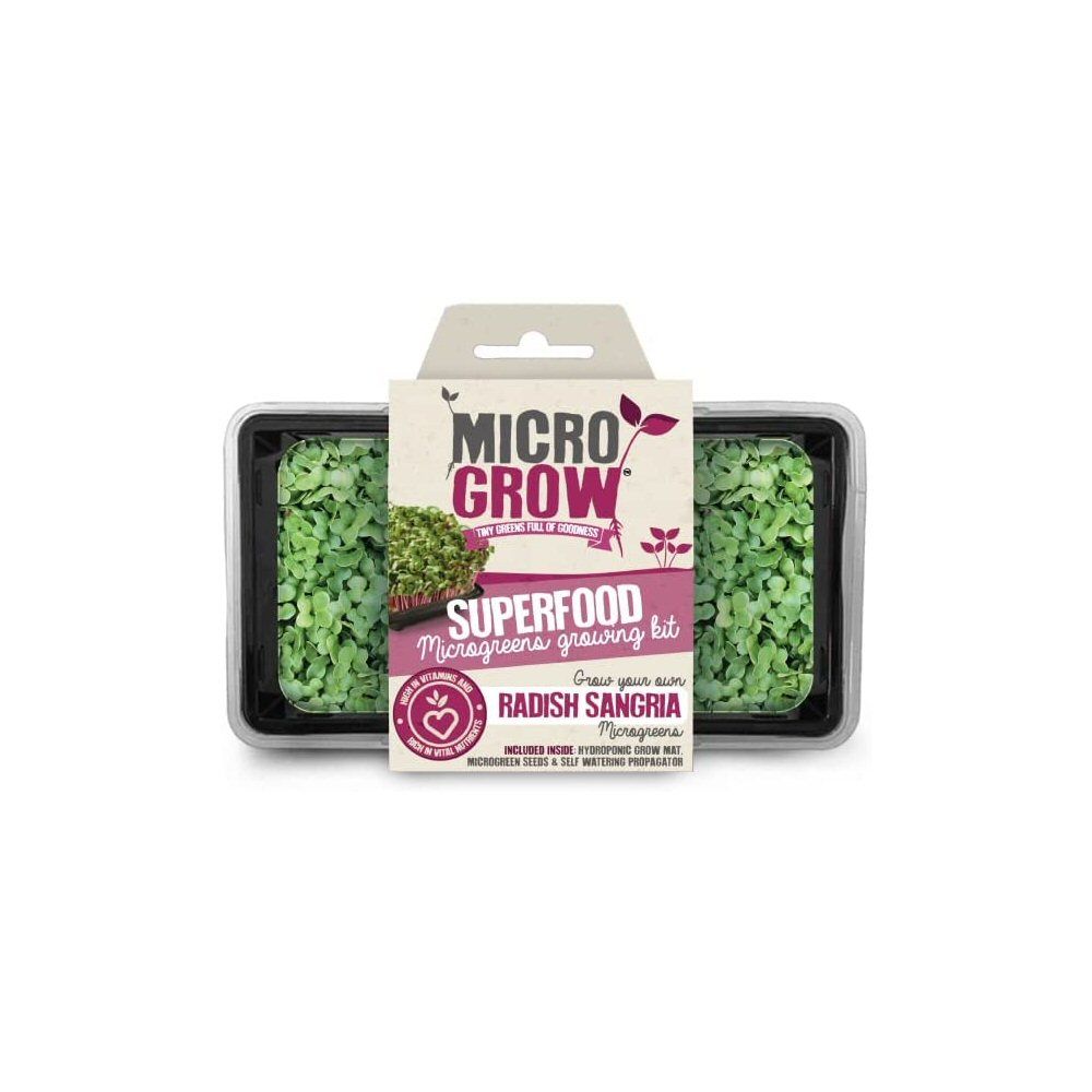 Grow Sow Simple Micro-Grow Kit Radish Sangria