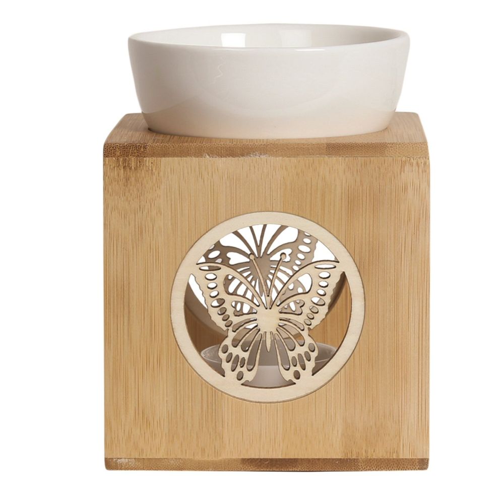 Aromatize Wax Melt Burner - Zen Bamboo Butterfly