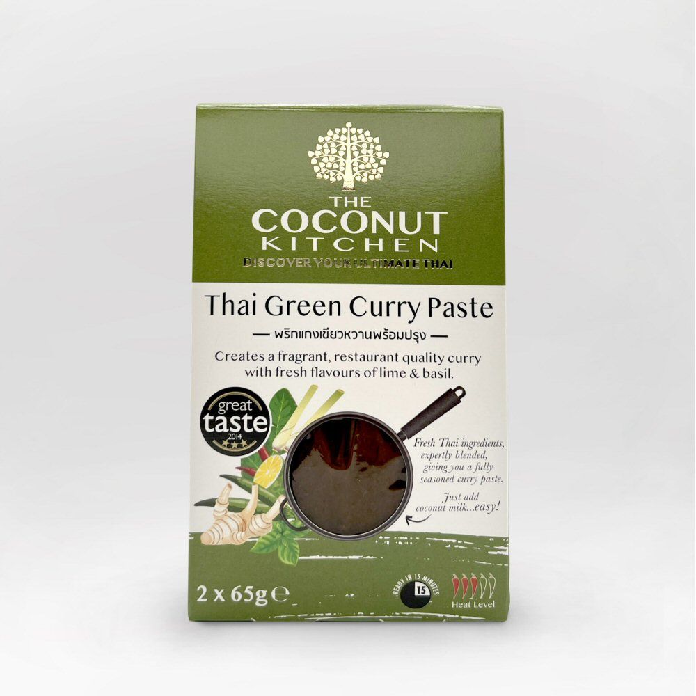 The Coconut Kitchen 2 x 65g Thai Green Curry Paste