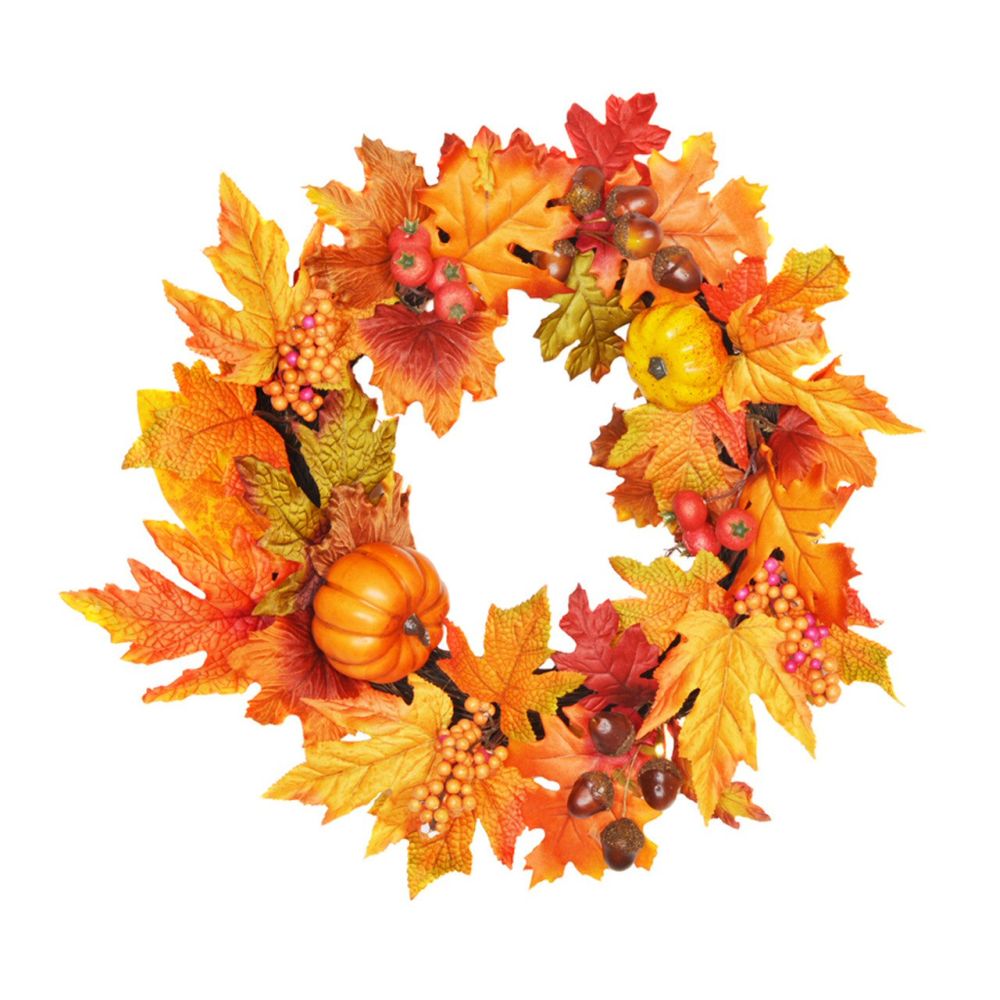 Sincere Floral 40cm Artificial Autumnal Wreath