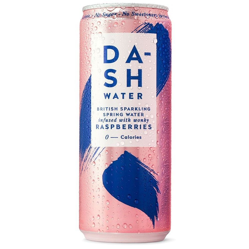 Dash Water 330ml Wonky Raspberries Sparkling Water