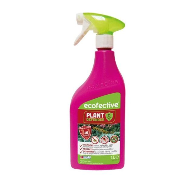 Ecofective 1 Litre Ready to Use 3 in 1 Plant Defender Spray Gun