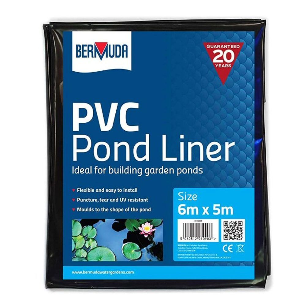 Bermuda 6m x 5m Pre-Packed  PVC Pond Liner - BER2008