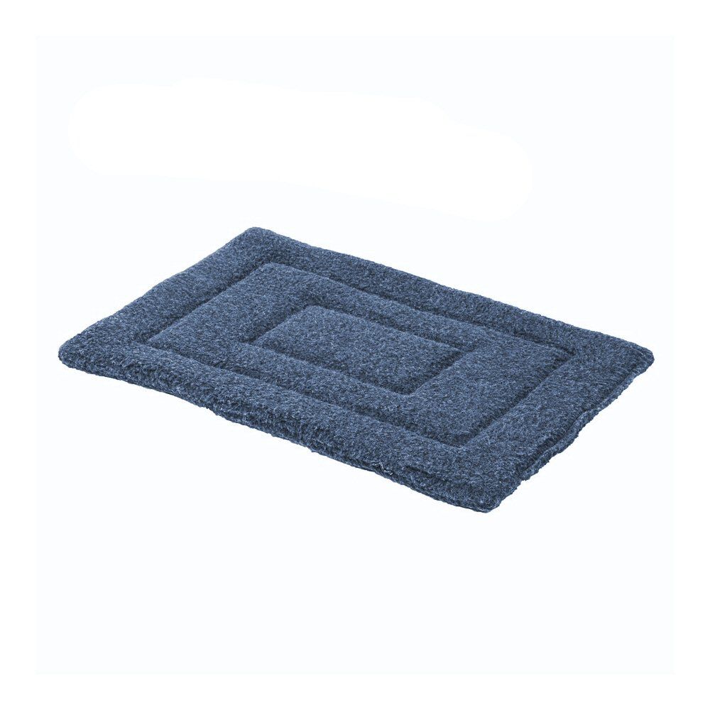 House of Paws Navy Berber Fleece Dog Crate Mat