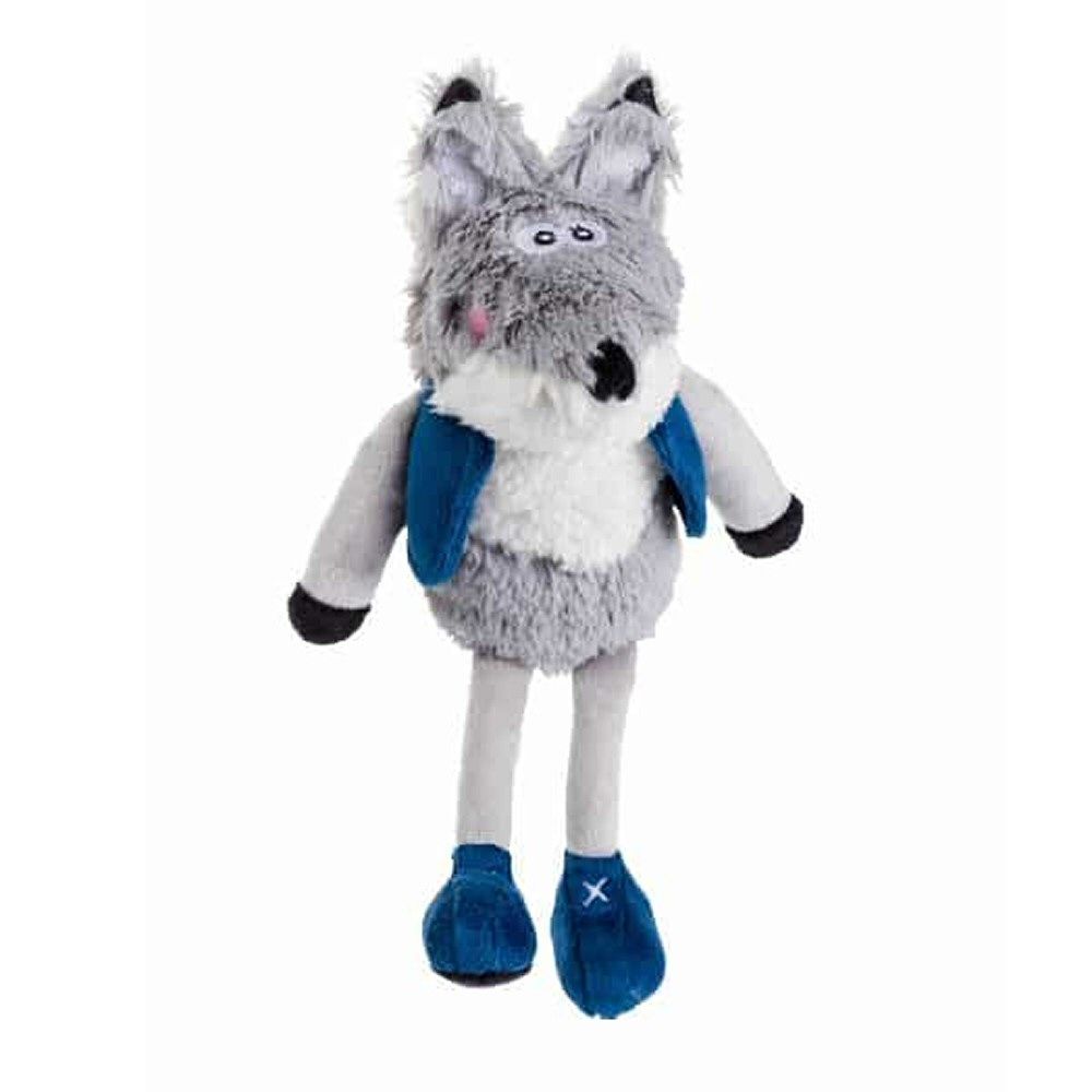 House of Paws Christmas Winter Teal Fox Dog Toy