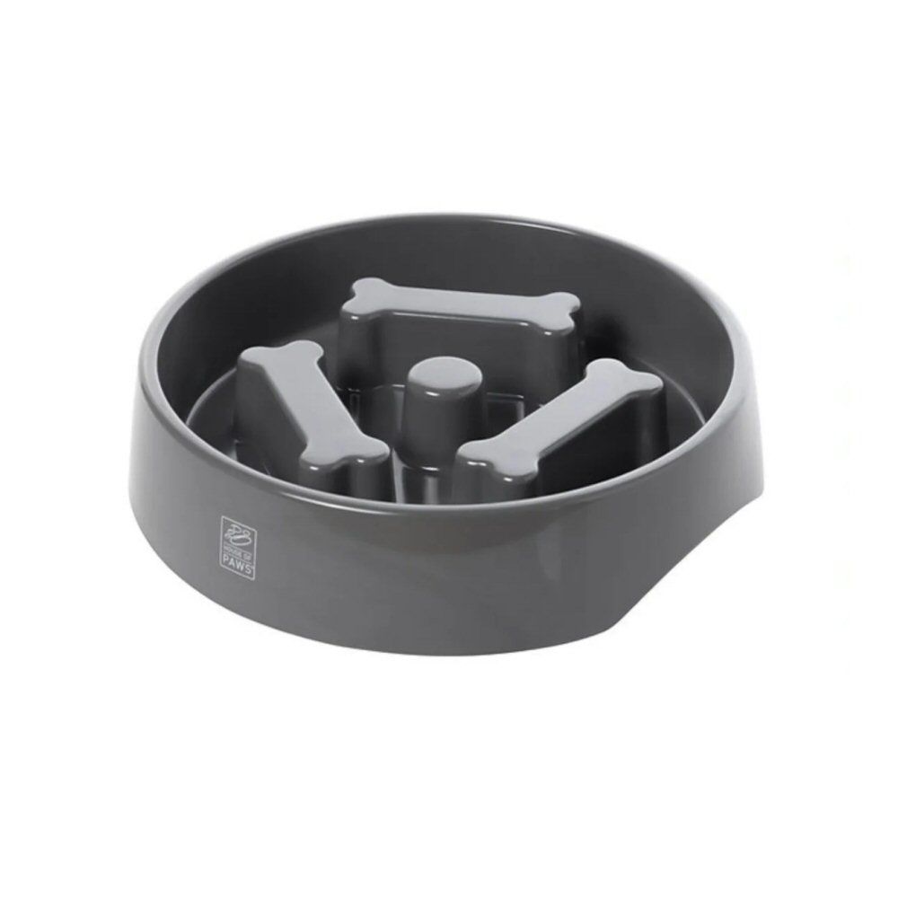 House of Paws 1300ml Go Slow Bone Dog Bowl