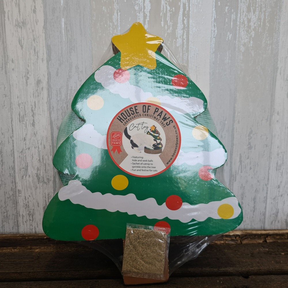 House of Paws Christmas Tree Game & Scratch Toy