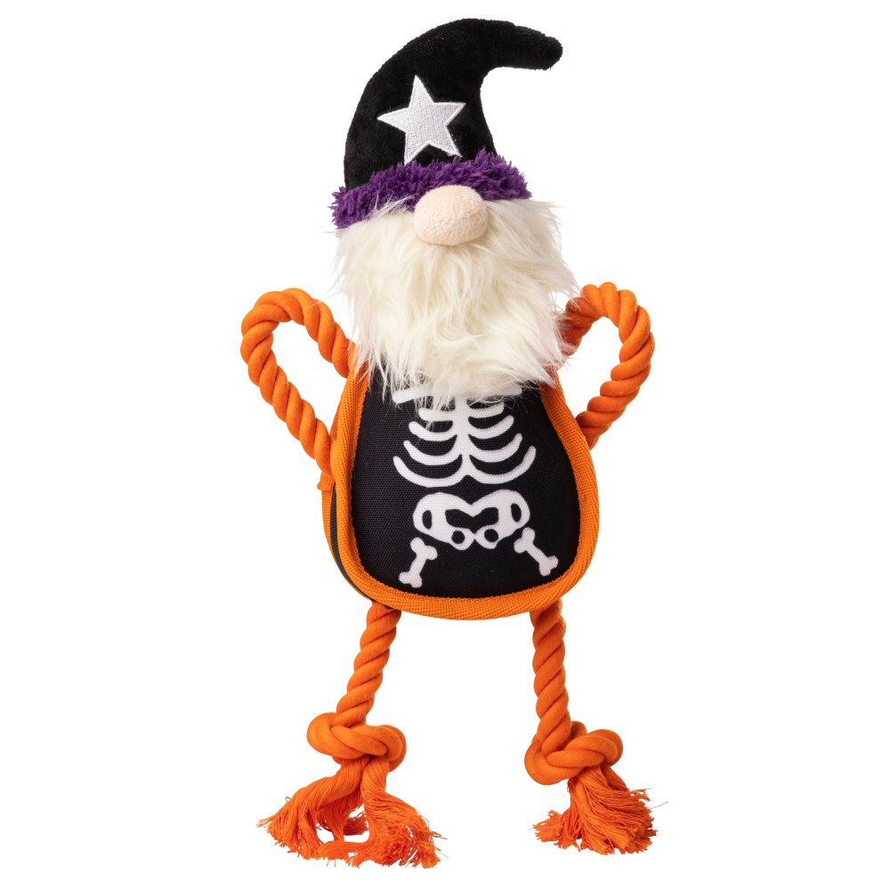 House of Paws 18cm Gonk Skeleton Halloween Dog Toy