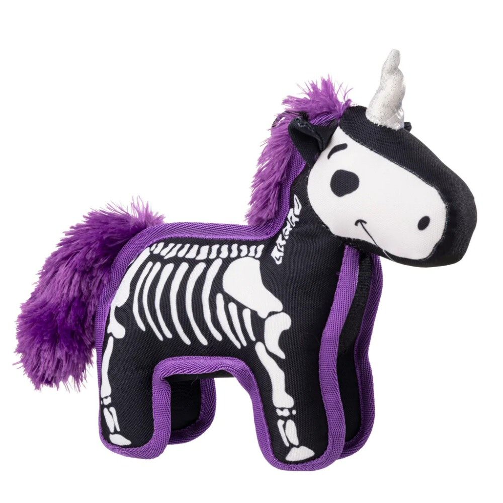 House of Paws 25cm Tough Skeleton Unicorn Dog Toy