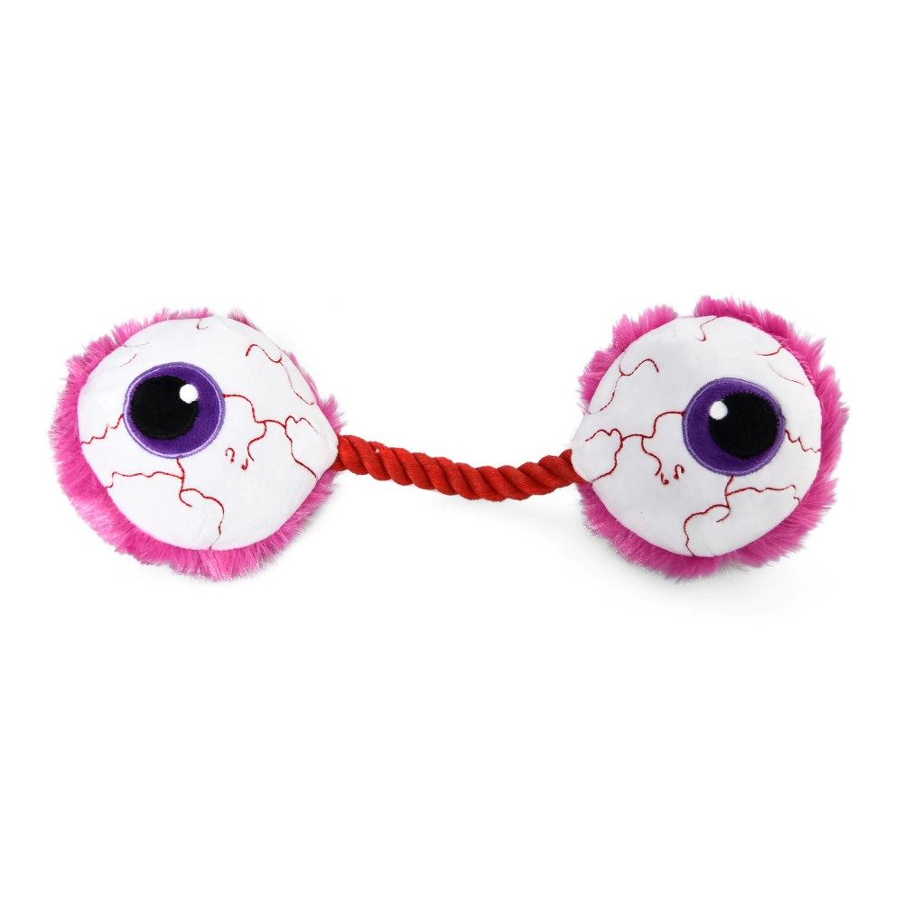 House of Paws 26cm Halloween Eyeballs Rope Dog Toy