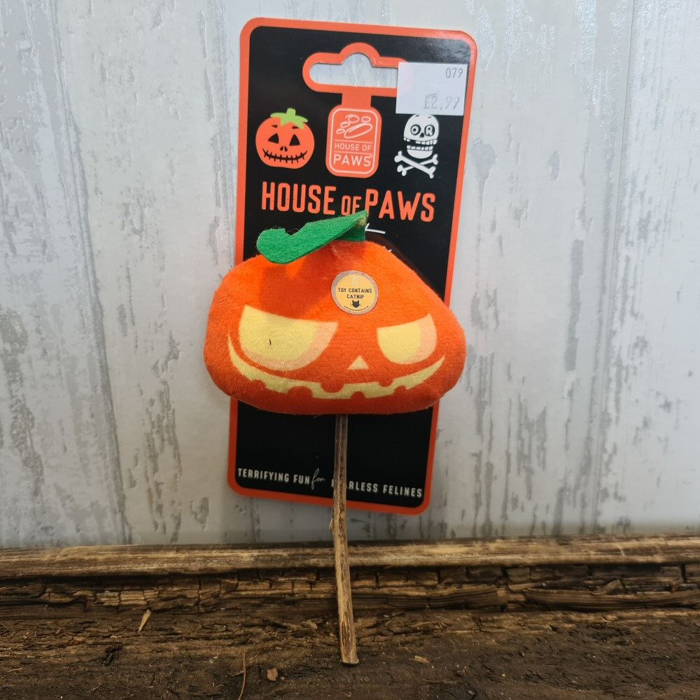 House of Paws Halloween Pumpkin Catnip Toy