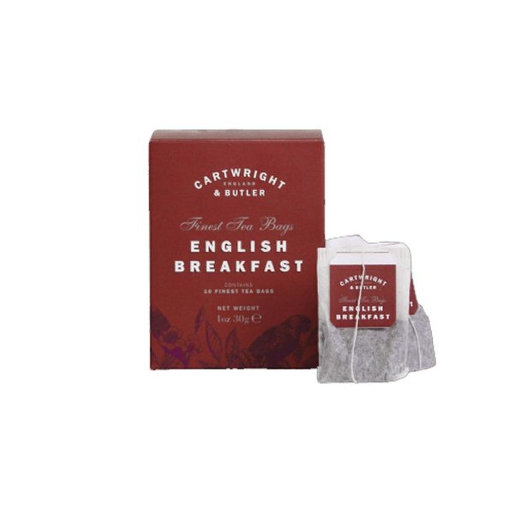 Cartwright & Butler 30g English Breakfast Tea in Red Carton