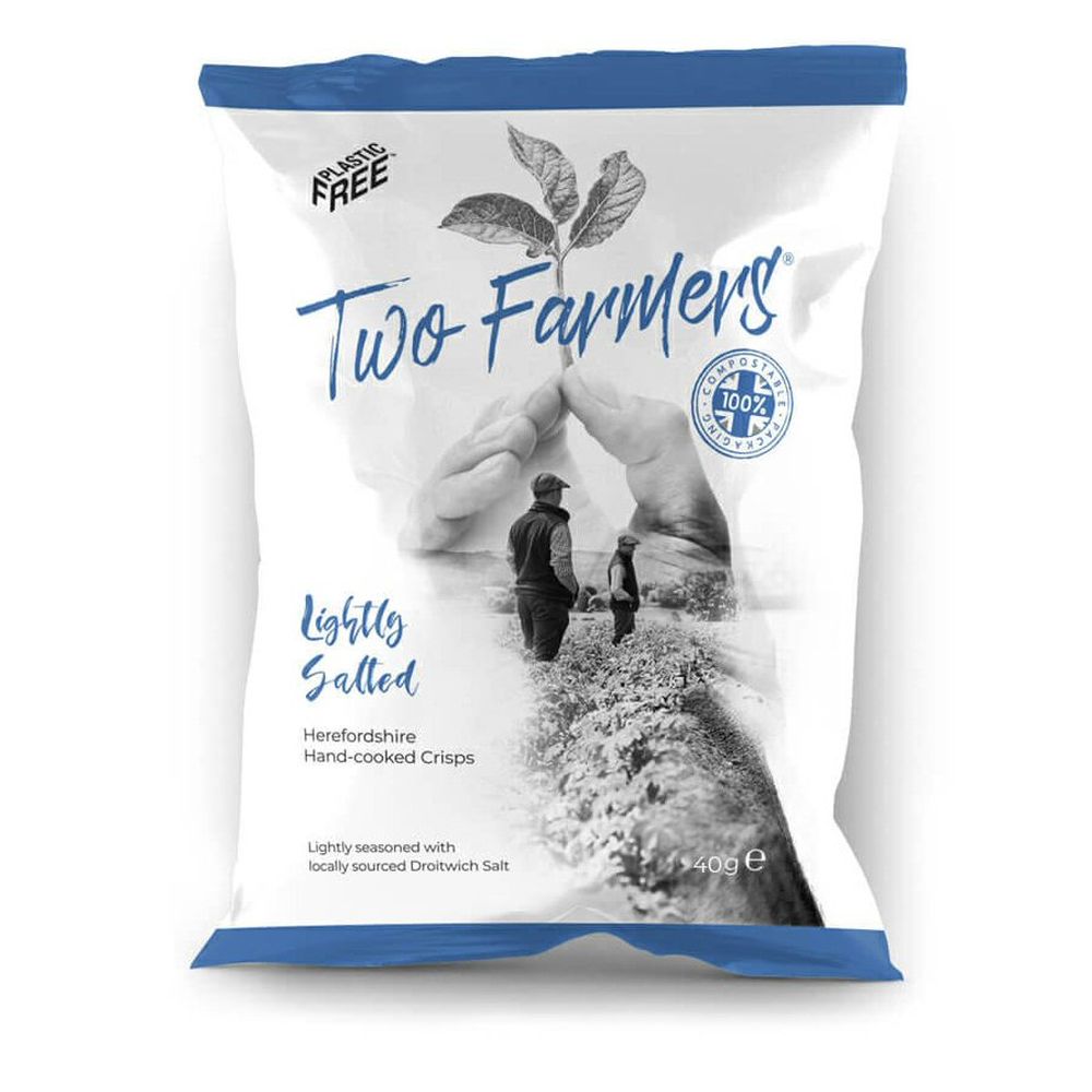 Two Farmers Lightly Salted Crisps 40G