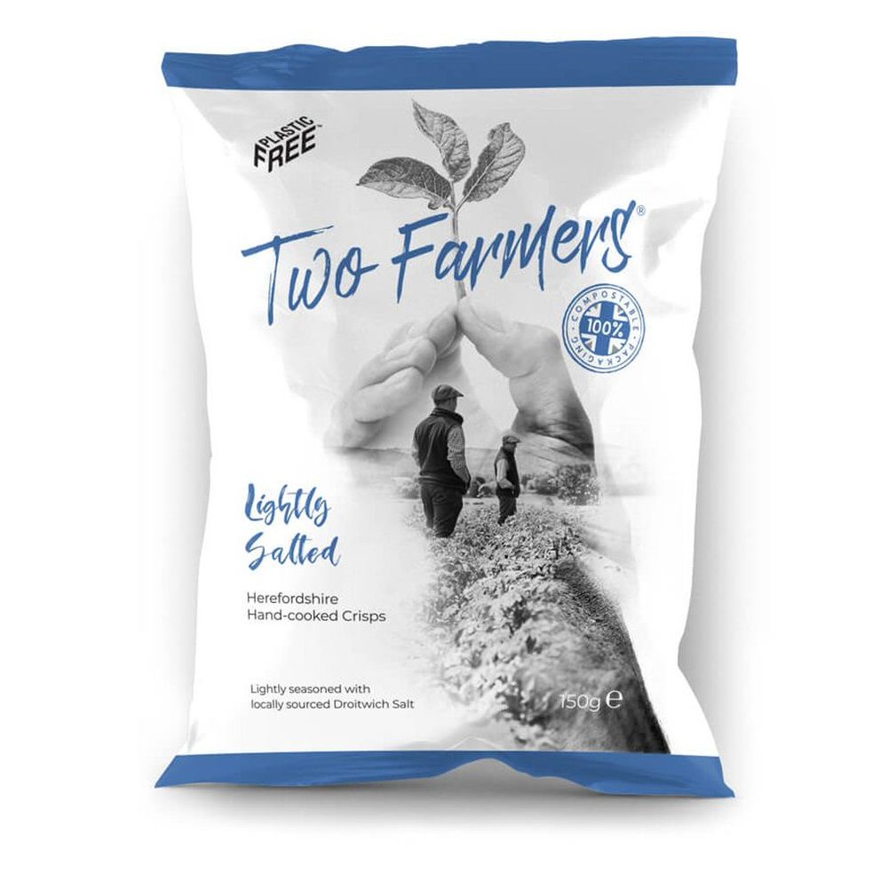 Two Farmers Lightly Salted Crisps 150G