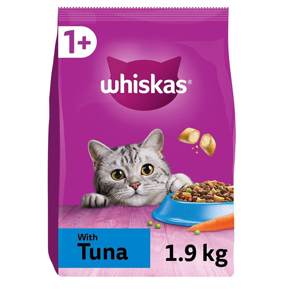 Whiskas 1.9kg Tuna 1+ Adult Cat Dry Food