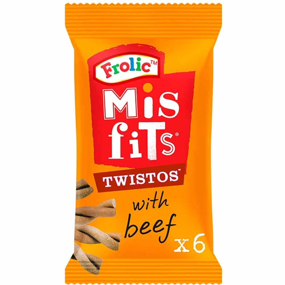 Misfits Twistos Dog Treats - Beef