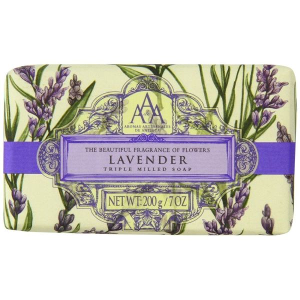 Aromas Artesanales De Antigua 200g Lavender Soap Bar