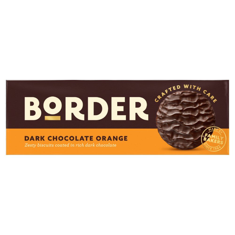 Border 150g Dark Chocolate Orange Biscuits